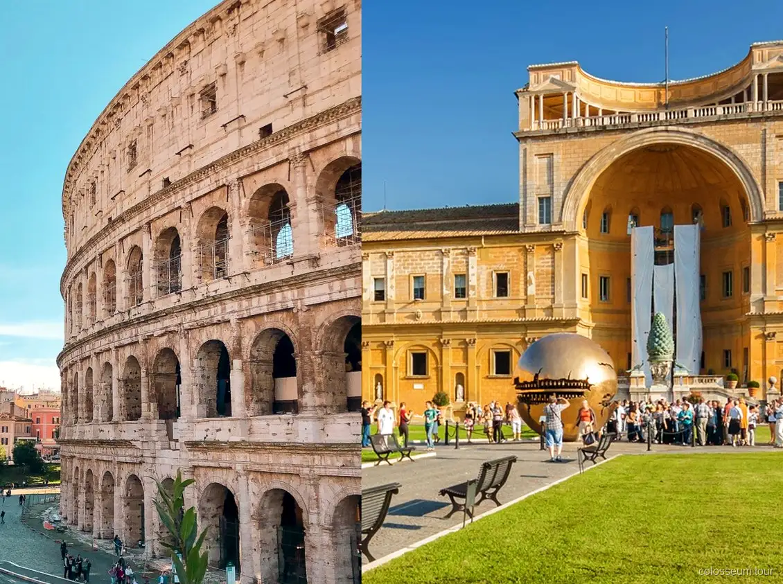 Programme complet de la visite combinée Colisée et Musées du Vatican