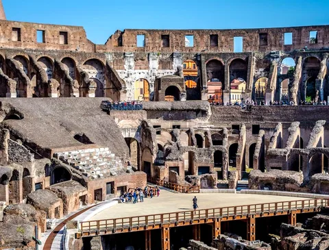 Colosseum Arena Floor tour entering through the Gladiator's Gate