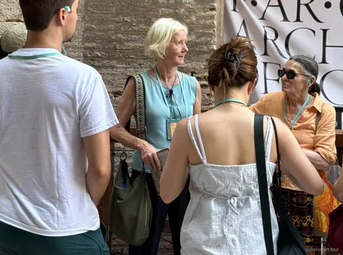 Roman Forum ruins on the Colosseum Forum Palatine Hill guided tour