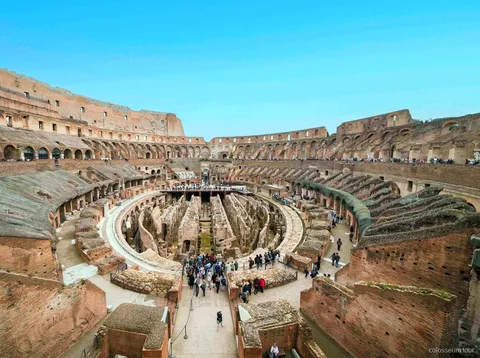 Colosseum VIP small group Arena Floor tour with morning coffee