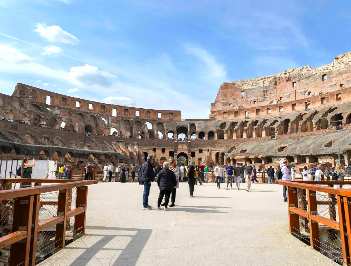 Licenseret guide på Colosseum VIP lille-gruppe arenagulv-turen