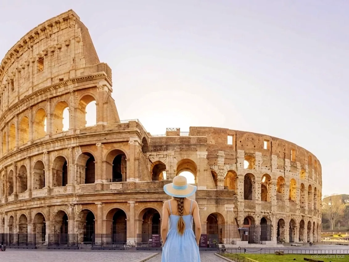 Corredors interiors del Colosseum coberts per l'audioguia autoguiada