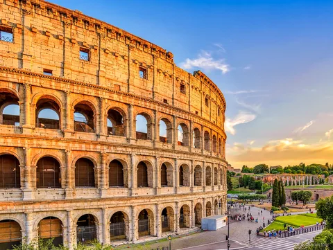Grup de la visita guiada al Colosseum amb guia del Fòrum Romà i Turó Palatí